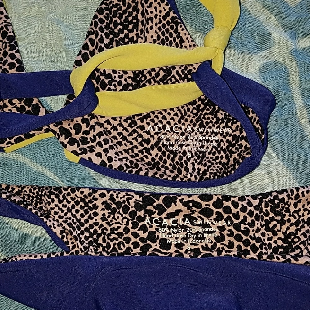 Acacia indigo lilikoi biarritz ho'okipa bikini set - Picture 5 of 8